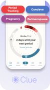 Clue Period Tracker & Calendar screenshot 1
