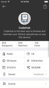 CodeHub screenshot 1