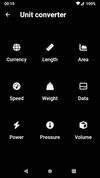 Unit converter selector