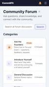 Full forum with the ability to talk to the founders and request features