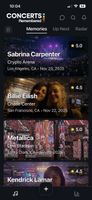 Keep track of every concert you have attended. Your complete concert history.