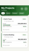 Construction Budget Tracker screenshot 1
