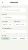 Construction Budget Tracker screenshot 2
