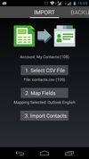 Contacts Import screenshot 1