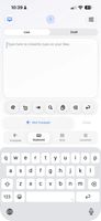 Keyboard: type straight into whatever is open on your Mac. Switch to Draft to write the whole message first and send it in one go.