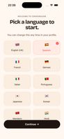 Language Selection