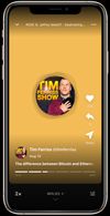 Convo automatically transcribes and divides podcast episodes into chapters.