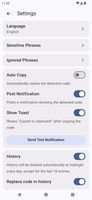 Copy SMS Code - OTP Helper screenshot 2