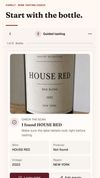 Start with the bottle by scanning a label or entering wine details.