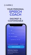 Credible: Speech Coach screenshot 1