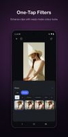 One-tap filters for one clip or all clips at once