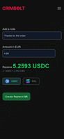 Crimbolt - Crypto Payments screenshot 1