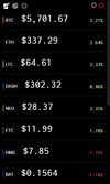 Crypto Price Widget screenshot 1