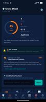 Dashboard showing real-time risk score and alerts feed