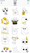 Cute Cat Doodle Stickers screenshot 1