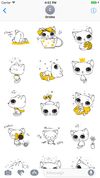 Cute Cat Doodle Stickers screenshot 3