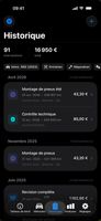 Tout l'historique, au me^me endroit