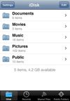 MobileMe - iDisk screenshot 2