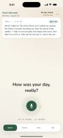Speak your entry — about 42 seconds a day