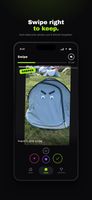 Swipe right to keep