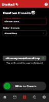 Create your own alias for your temporary emails address