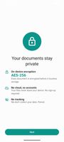 AES-256 on-device encryption, no cloud, no account, no tracking