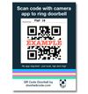  Pin your QR code doorbell up on your door or at the entrance to your building 