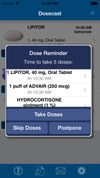 DoseCast screenshot 2