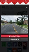 Full-size preview after tapping the image
