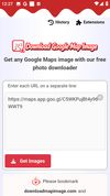 Enter a Google Maps URL