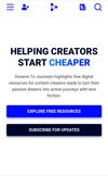 Homepage Screenshot