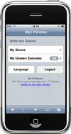 MyTVShows screenshot 1