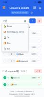 Main Screen in Spanish