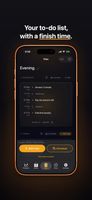Type your tasks with how long each takes, and Ebbi shows the time you'll be done.