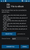 eBook Conversion Tool for Android screenshot 2
