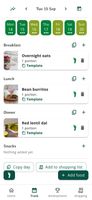 Track and plan recipes and foods