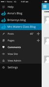 Edublogs screenshot 2