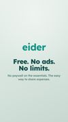 Eider - Split Expenses screenshot 1