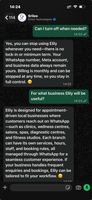 Answers questions to queries.