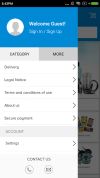 Elite Grocery App - Home page