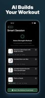 Describe what you want to train and Ellim generates a complete workout with exercises, sets, and reps.