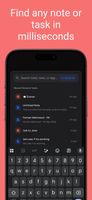 Find any notes or task in miliseconds