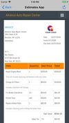 Estimates App screenshot 1