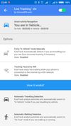 Live Tracking Menu