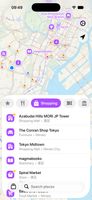Filter places on category