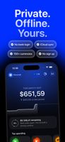 Private expense tracking with iCloud sync and no account required.