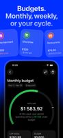 Monthly, weekly, and custom budgets with spending forecasts.