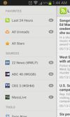 Western MA News Android screenshot of left menu