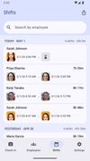 Shift history with a photo on every clock-in and clock-out