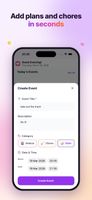 Add plans and chores in seconds!